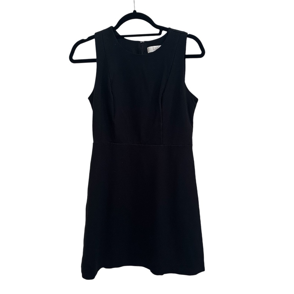 Ann Taylor LOFT Black Short A line Dress in Women’s 6 petite
